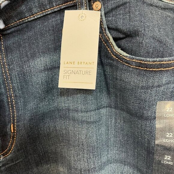 New Lane Bryant Signature Fit Skinny Flex Magic Waistband Jeans Womens Size 22L - Picture 4 of 7